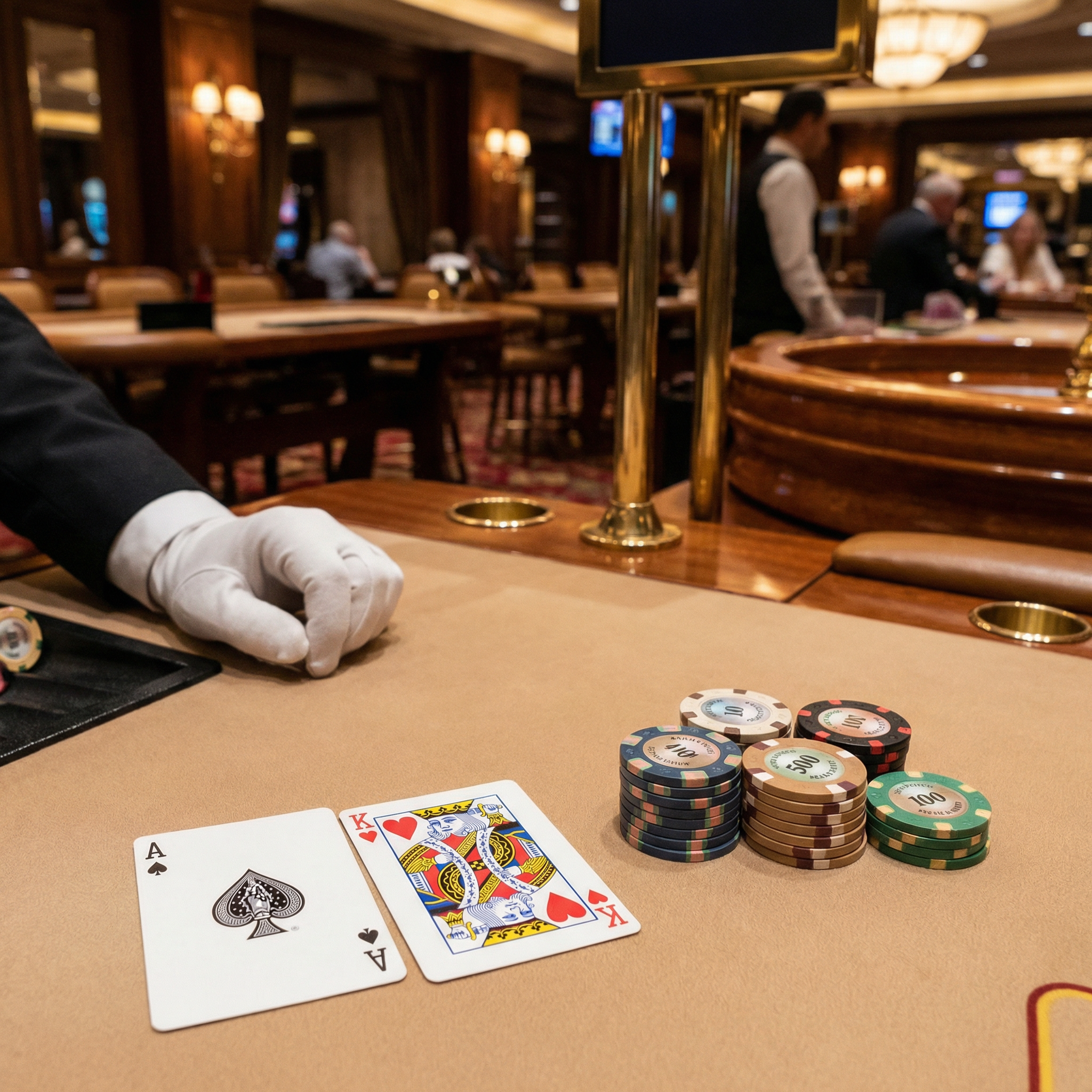 扑克牌游戏场景